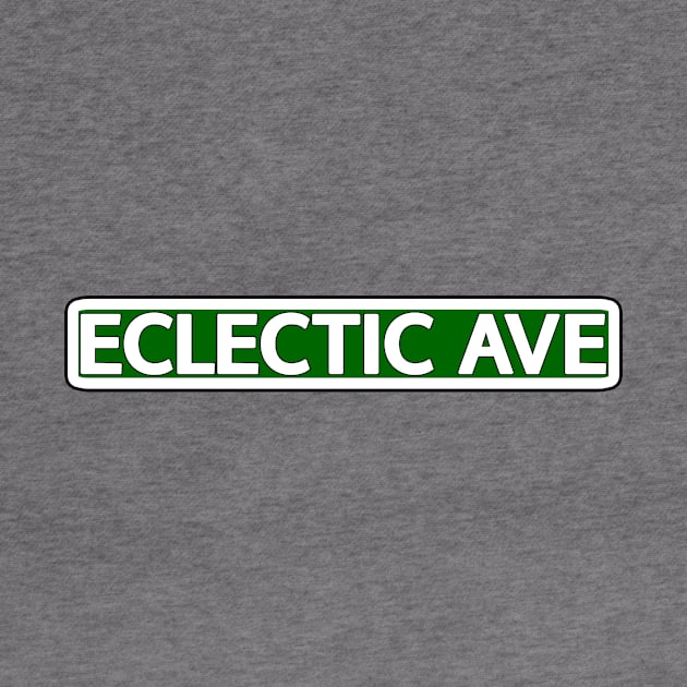 Eclectic Ave Street Sign by Mookle